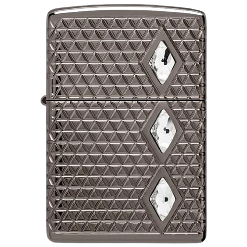 فندک زیپو مدل 46316 | PATTERN WITH CRYSTAL DESIGN