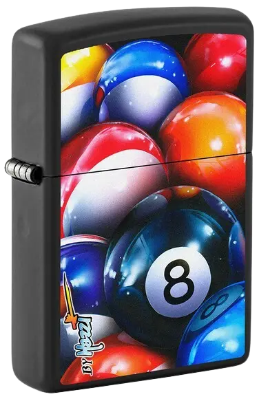 فندک زیپو مدل 218 MAZZI 8BALL