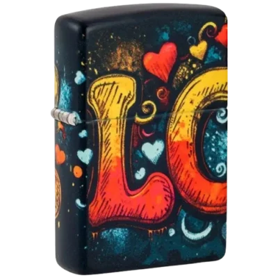 فندک زیپو مدل 46283 Love Mural Design