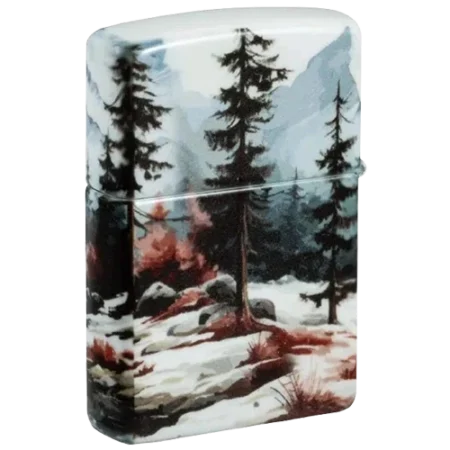 فندک زیپو مدل 46702 Frozen Valley Design
