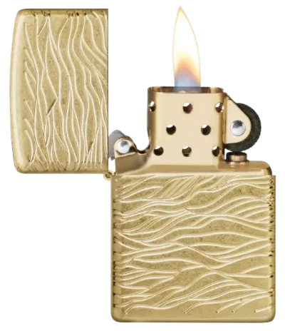 فندک زیپو مدل 46273 Luxury Waves Design