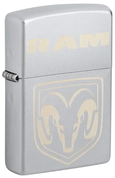 فندک زیپو مدل 48763 طرح لوگو (RAM Logo Design)
