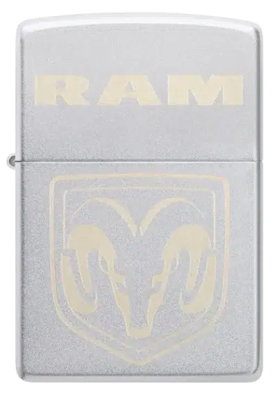 فندک زیپو مدل 48763 طرح لوگو (RAM Logo Design)