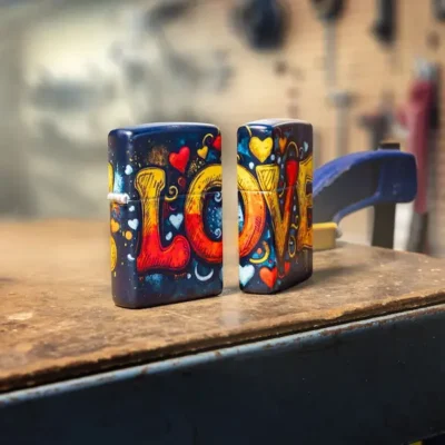 فندک زیپو مدل 46283 Love Mural Design